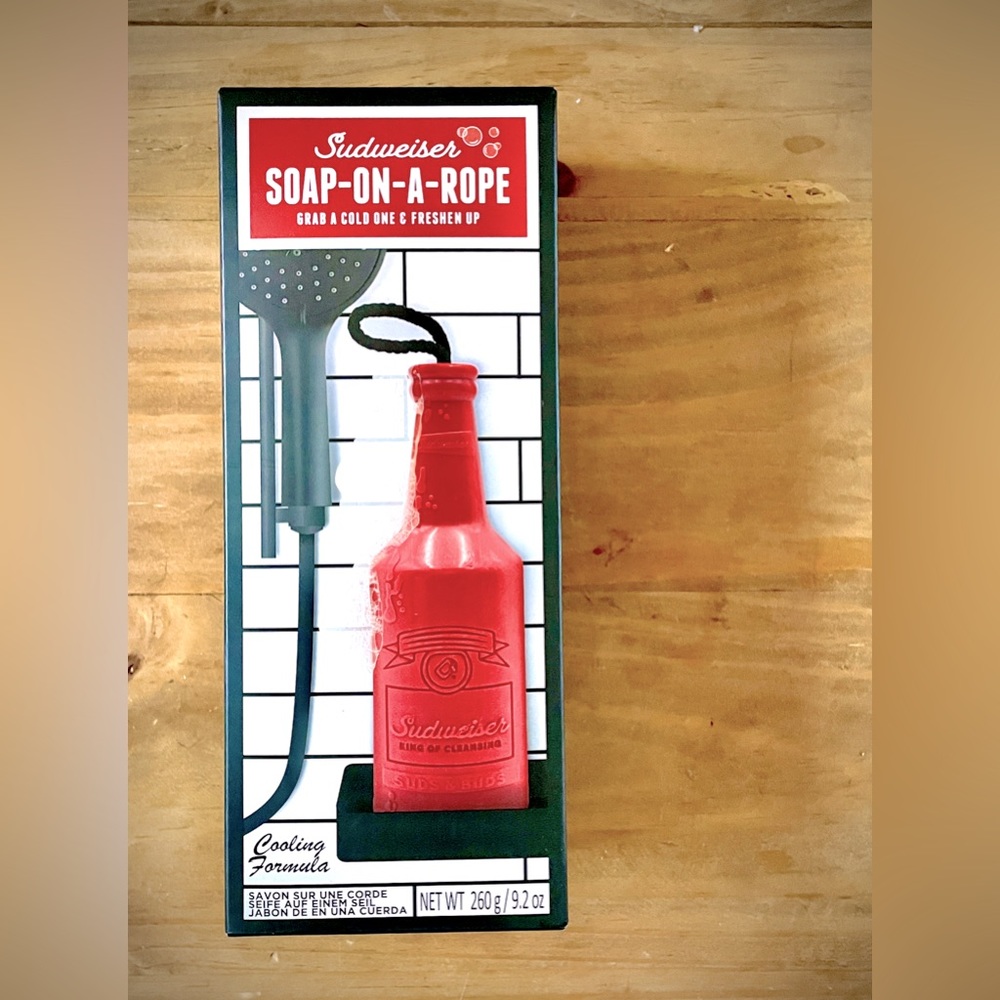 New • Unopened • Sudweiser • Soap On A Rope • Novelty Soap • from NPW